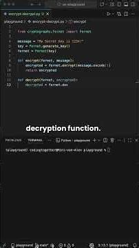 Encrypt and Decrypt Messages with One Simple Script! Python & Fernet