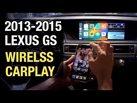 2013-2015 Lexus GS | Wireless CarPlay Android Auto | Installation