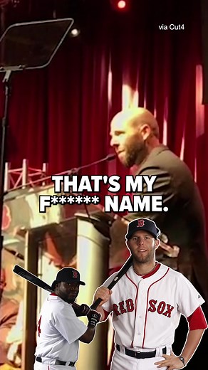 “I thought it was Peewee!” 🤣 #bigpapi #redsox #mlb #roast #dustinpedroia #davidortiz