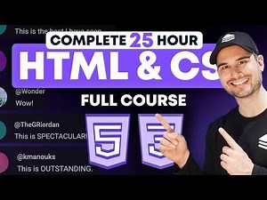 HTML & CSS Full Course Tutorial for Beginners - Learn EVERYTHING You Need to Know in Detail 🔍