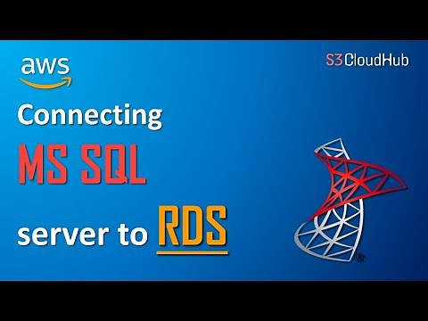 Connect Microsoft SQL database to AWS RDS | AWS Tutorial for beginners 2022