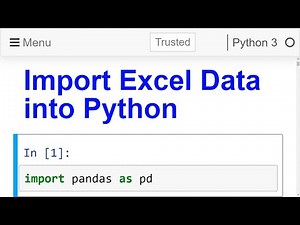 Import Excel data file into python pandas : Read Excel File