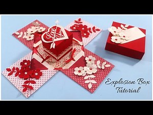 Explosion Box Tutorial | DIY Love Box Card | DIY Gifts | Handmade Gifts Ideas