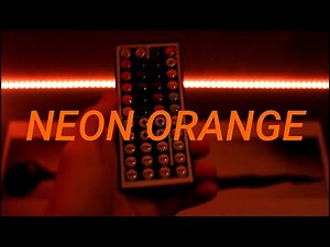 How to make NEON ORANGE on LED Light Strips! (Custom DIY Light Strip Colors #35)