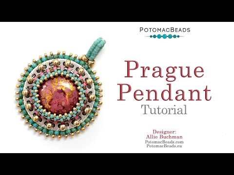 Prague Pendant - DIY Jewelry Making Tutorial by PotomacBeads