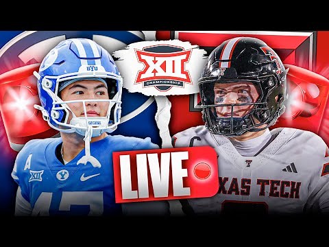 Texas Tech vs BYU LIVE | Big 12 Championship SHOWDOWN | Pregame Show Preview & Predictions ✅