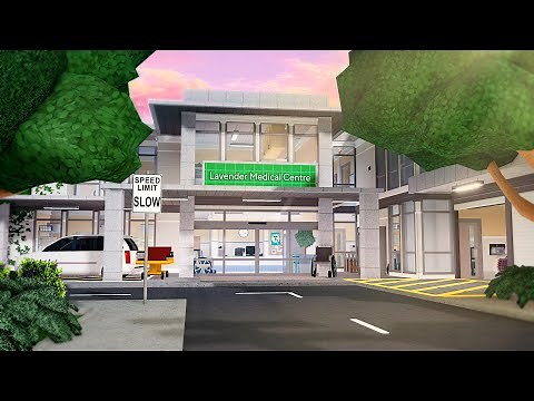Building a Hospital in Bloxburg 🏥🚑 | Panda Builds