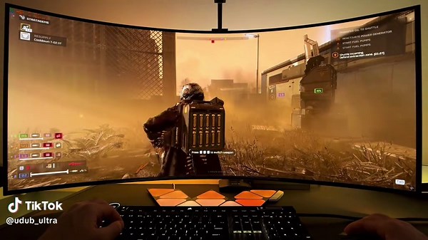 HELDIVERS 2 Gameplay Experience on LG 45” UltraWide OLED