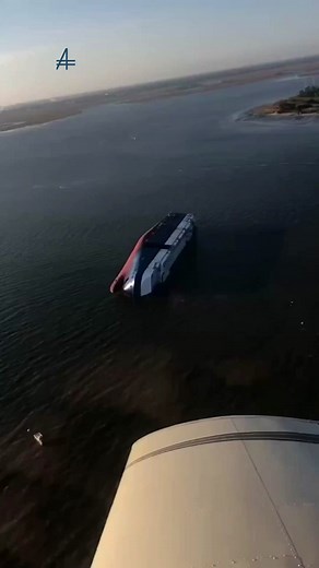 RORO ship capsized near port of Brunswick, Georgia,US📍. #Ability_Freight #We_Are_Ability #shipping #logistics #freightforwaderd #air_freight #sea_freight #land_freight #international_shipping #cargo | Ability Freight S.A.E