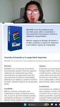 QUE ES WINRAR Y COMO DESCARGARLO