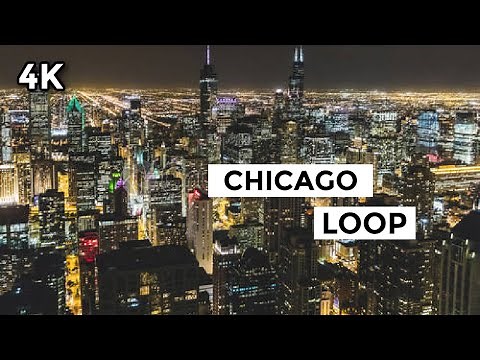 Downtown Chicago 4K Walking Tour - Chicago Loop and River