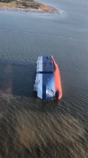 The MV Golden Ray was a 200-metre long (660 ft) roll-on/roll-off cargo ship designed to carry automobiles that capsized on 8 September 2019 in St. Simons Sound near the Port of Brunswick in Georgia, United States. She was eventually declared a total loss and was removed as scrap. The ship had 24 fuel tanks, and all were almost full when she capsized. By 27 September, two of them had been pumped out and vents on the others were plugged. 15,500 US gallons (59,000 L; 12,900 imp gal) had been pumped