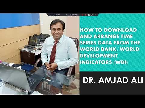 How to Download Data from The World Bank: World Development Indicators (WDI)
