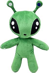 Alien Plush Toy,Green Alien Plush Doll,Soft Alien Creature Pillow for Home Kids’Room Decor,Gift for Animation Fans and Doll Toys
