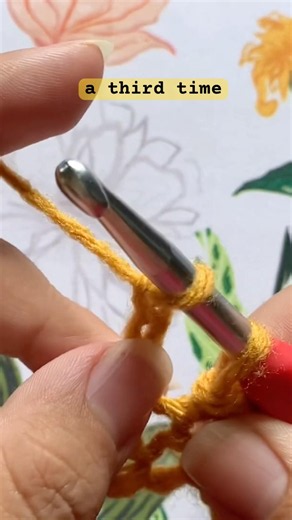 Learn to Crochet the Picot Single Crochet Stitch 🧶 #learntocrochet #crochetstitch #crochet