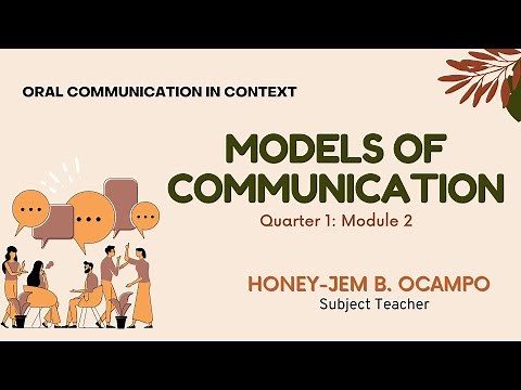 Models of Communication