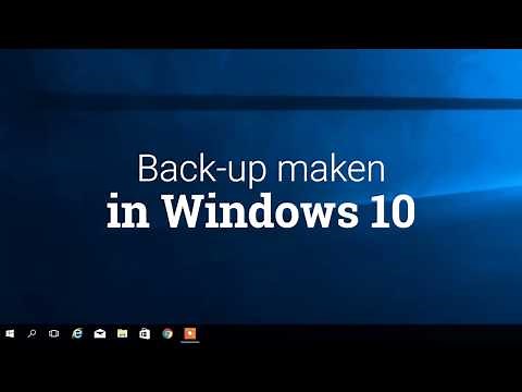 Zo maak je een back-up in Windows 10