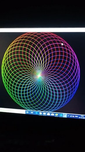 Apran Khunger | Full Stack developer on Instagram: "Save it Now ✅ Amazing design using python 👨‍💻 Follow :- @apran_khunger for more amazing project ✅👨‍💻 and Idea 💡 Follow:- @apran_khunger :-- @apran_khunger .............................................................. Source code 👇 import turtle import colorsys t = turtle.Turtle() s = turtle.Screen() s.bgcolor('black') t.speed(0) n = 36 h = 0 for i in range(360): c = colorsys.hsv_to_rgb(h, 1, 0.8) h+= 1/n t.color(c) t.circle(180) t.left(1