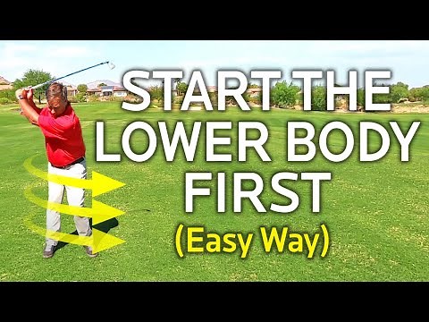 GOLF TRANSITION - EASY WAY TO START YOUR LOWER BODY IN THE DOWNSWING