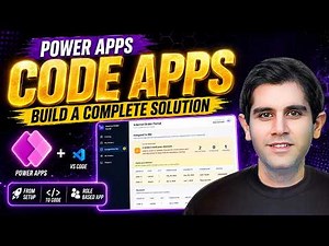 Power Apps CODE Apps FULL Tutorial — Step by Step Solution Build