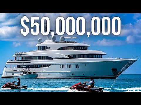 Inside a $50,000,000 Luxury SuperYacht | 201' Lurssen Super Yacht Tour