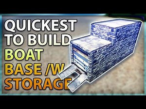 Easy To Build Boat Base | RUST Base Design 2021