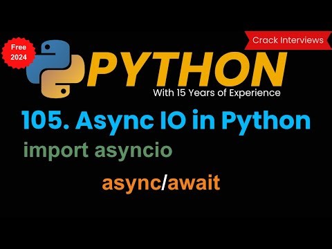 Asyncio Python | Python Asyncio | async Python | await Python