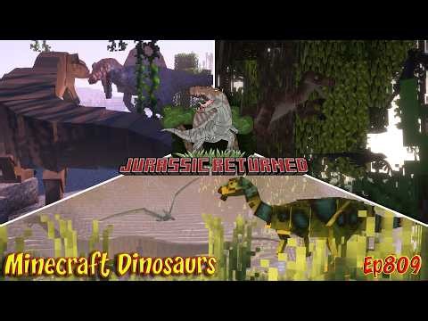 Jurassic Returned Mod | JAVA 1.20.1 | Minecraft Dinosaurs Ep809