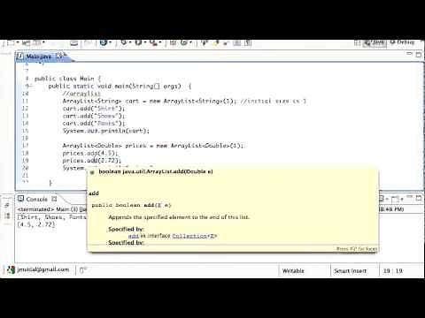 Java ArrayList Tutorial