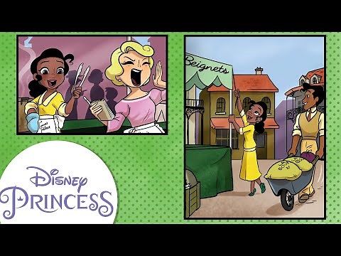 Disney Comics In Motion | Disney Princess | Tiana “Beignet Stand”