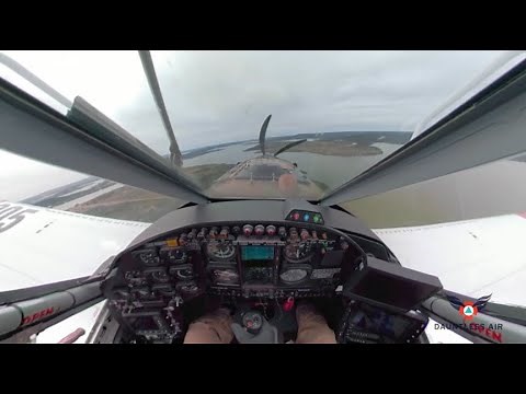 Fire Boss demonstration: Aerial firefighting tactics for rapid initial attack on a wildfire