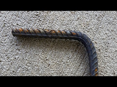 How to EASILY bend Rebar by Hand