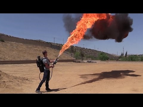 How I built my homemade flamethrower