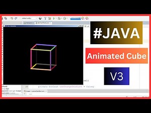 Java Animated Cube - (4) - V3