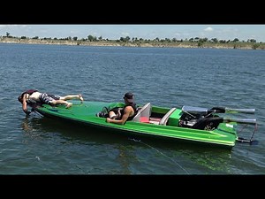 Snot Rocket, fastest boat on the lake! Olds 455 jet boat.