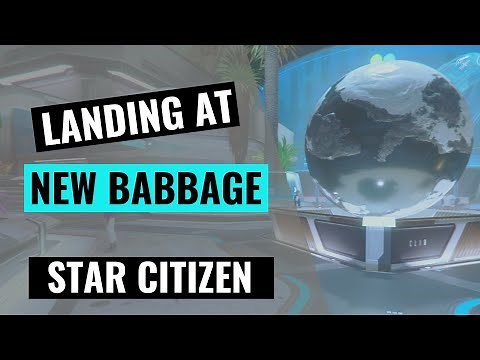Landing At New Babbage With Shortcut | Star Citizen Tutorials | Alpha 3.13