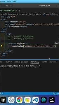Javascript Functions In Tamil #coding #programming #javascript #education #javascripttutorial
