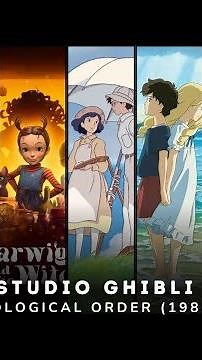 ALL 24 Studio Ghibli Movies in Chronological Order 🌟 Complete List 1986-2025 | Miyazaki Films Guide