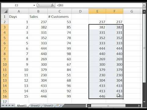 Absolute and Relative Cell References in Excel and INDIRECT() Function