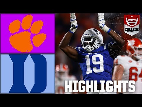 Clemson Tigers vs. Duke Blue Devils | Full Game Highlights