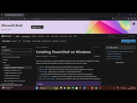 How to install latest version of PowerShell on Windows