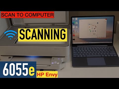 HP Envy 6055e Scan To Computer.