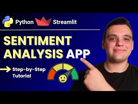 I Built a Sentiment Analysis App in 9 Minutes (Python + Streamlit Tutorial)