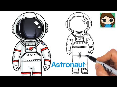 How to Draw an Astronaut 👩‍🚀