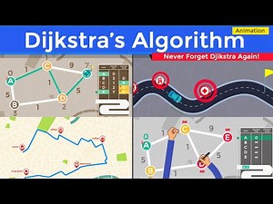 Dijkstra’s Algorithm Visualization for Absolute Beginners: A Simple Animated Explanation!