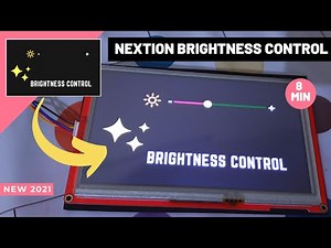 Nextion Brightness Slider | GUI design | User Interface | Nextion Editor | nextion auto brightness |
