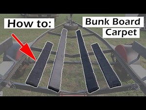 How to Install Bunk Board Carpet on a Bass Boat Trailer