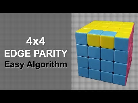 Easiest Way to Solve 4x4 Edge Parity