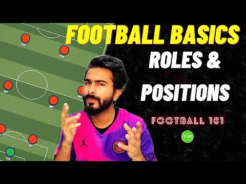 Football Basic Positions, Roles & Functions EXPLAINED | HINDI | Football 101 #3