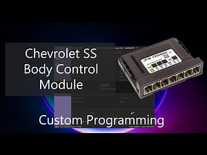 Chevrolet SS Body Control Module (BCM) Programming with Extended Remote Start and FOB Windows Down